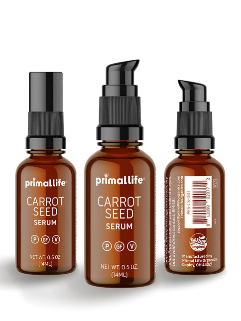 Carrot Seed Serum, 0.5 oz by Primal Life Organics #1 Best Natural Dental Care