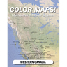 Color Maps! Towns and Cities of Canada: Western Canada