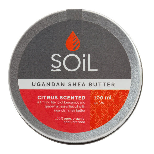 Organic Shea Butter - Citrus Scented 100ml by SOiL Organic Aromatherapy and Skincare
