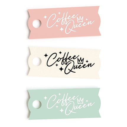 Coffee Queen Stanley Name Plate by The Cotton & Canvas Co.