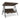 Convertible 3-Seat Patio Porch Swing Chair to Flat Bed with Adjustable Canopy-Brown