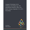 Language Technologies for the Challenges of the Digital Age: 27th International Conference, GSCL 2017, Berlin, Germany, September 13-14, 2017, Proceed
