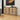 65-Inch Rustic Oak Color Faux Rattan Sideboard, Barn Door Rustic Style Sideboard, Living Room, Entryway, Bedroom
