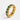 18K Gold-Plated Inlaid Zircon Ring