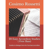 20 Easy Accordion Studies ( Free Bass): Studies in dialogue form for free bass accordion