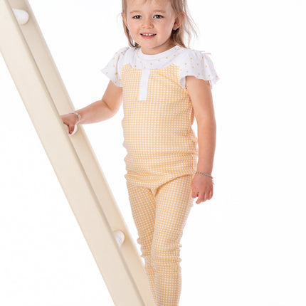 Organic Cotton Overall - Butter Gingham by Little Moy