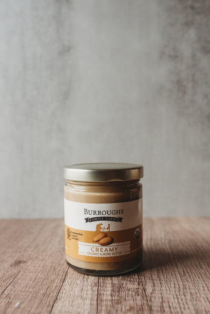 Regenerative Organic Creamy Almond Butter by Burroughs Family Farms