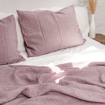 Linen pillowcase in Dusty Rose by AmourLinen