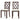 Dining Chair Set of 2 Wood Kitchen Chairs with Upholstered Seat Cushion and Rubber Wood Legs-Brown