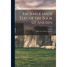 Facsimile [and] Text of the Book of Aneirin