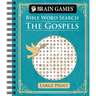 Brain Games - Bible Word Search: The Gospels - Large Print
