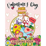 Valentines Day Coloring Book: Stress-relief Coloring Book For Grown-ups (I love you)