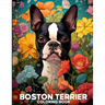 Boston Terrier Coloring Book: Adorable Boston Terrier Coloring Pages Featuring 50 Cute Illustrations of Dogs For Relaxation