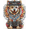 Zen Pups Mandalas: Tranquil Canine Coloring Adventures for Adults