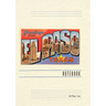 Vintage Lined Notebook Greetings from El Paso, Texas
