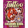 Tattoo Coloring Book For Adults: Awesome and Relaxing 107 pages Tattoo Coloring book Gift for Men and Women featuring Snake Tattoo, Sugar Skulls, Anim