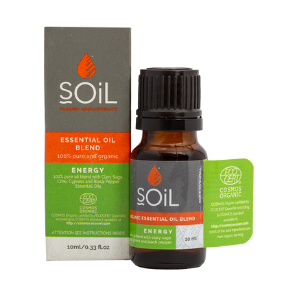 Energy - Organic Essential Oil Blend by SOiL Organic Aromatherapy and Skincare