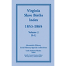 Virginia Slave Births Index, 1853-1865, Volume 2, D-G