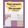 Pansies and mosaics inspired by Toltec agreements: for colouring
