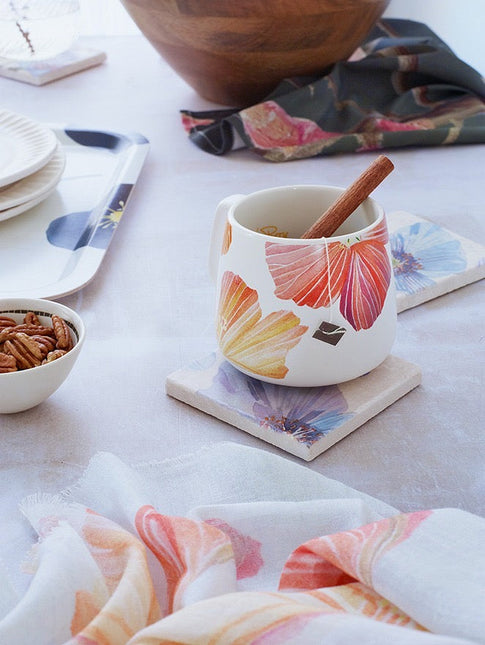 Porcelain Mug:  Hibiscus by India & Purry