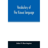 Vocabulary of the Kiowa language