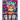 Animal Mosaics Coloring Book: 50 Cats: Stained Glass Animals Coloring Book for Adults with Dazzling Cats, Color Quest on Black Paper, Puzzle Colorin