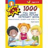 1000 Full Sight Words Picture Dictionary Book English Spanish Educational Games for Kids 5 10: First Sight word flash cards learning activities to bui