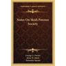 Notes On Skidi Pawnee Society