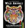 Wild Animals Coloring Book: (Animal Coloring Pages Relaxing Design for Adults)