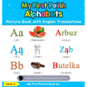 My First Polish Alphabets Picture Book with English Translations: Bilingual Early Learning & Easy Teaching Polish Books for Kids
