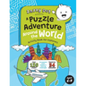 Zazzy Dot Presents A Puzzle Adventure Around the World: Activity Book for Explorers Ages 6-9