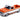 1972 Chevrolet C-10 Short Bed Pickup Truck Orange and White "Mijo Exclusives" Series 1/64 Diecast Model Car by Greenlight