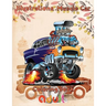 Illustrations Muscle Car Coloring Book adult: 8.5''x11''/ Muscle Car Coloring Book