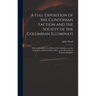 A Full Exposition of the Clintonian Faction and the Society of the Columbian Illuminati: With an Account of the Writer of the Narrative, and the Chara
