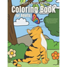 Easy Large Print Coloring Book for Adults: Simple Designs for Beginners and Teens through Seniors featuring Animals, Nature, Flowers, Farm and Country