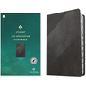 NLT Student Life Application Study Bible, Filament Enabled (Leatherlike, Charcoal Gray Striped, Indexed, Red Letter)