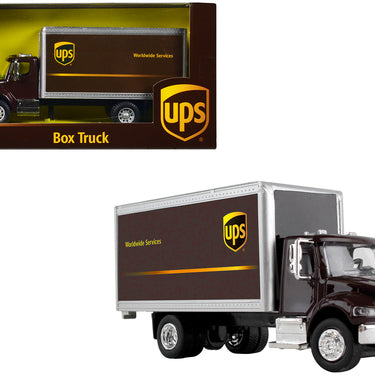 UPS Box Truck Brown "UPS Worldwide Services" 1/50 Diecast Model by Daron
