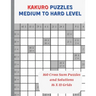 Kakuro Puzzles Medium to Hard Level: 160 Cross Sum Puzzles and Solutions, 16 x 12 Grids, 8.5" X 11"