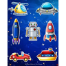Sticker Album For Boys: 100 Plus Pages For PERMANENT Sticker Collection, Activity Book For Boys, Blue - 8.5 by 11