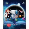 Space Sticker Album: 100 Plus Pages For PERMANENT Sticker Collection, Activity Book For Boys or Girls - 8.5 by 11
