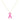 Gold Dipped Enamel Pink Ribbon Pendant Necklace by Madeline Love