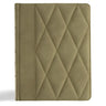 CSB Notetaking Bible, Large Print Edition, Sage Suedesoft Leathertouch Over Board