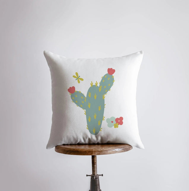 Green Cactus | Pillow Cover | Good Vibes Only | Cactus Pillow | Positive Vibes | South Western | Succulent Pillow | Cactus Pillow Case by UniikPillows