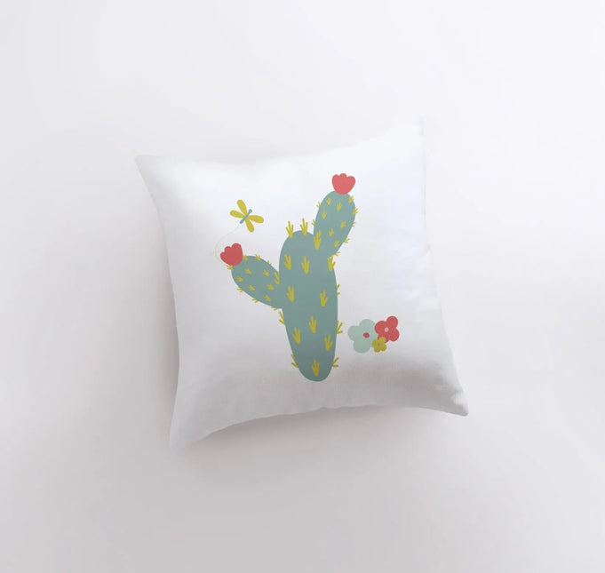 Green Cactus | Pillow Cover | Good Vibes Only | Cactus Pillow | Positive Vibes | South Western | Succulent Pillow | Cactus Pillow Case by UniikPillows