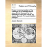 Hymns in Commemoration of the Sufferings of Our Blessed Saviour Jesus Christ. Compos'd for the Celebration of His Holy Supper. by Joseph Stennett. the