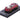 Pagani Zonda F Rosso Dubai Red Metallic "Hypercar League Collection" 1/64 Diecast Model Car by PosterCars