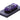 McLaren P1 Lantana Purple Metallic with Black Top "Hypercar League Collection" 1/64 Diecast Model Car by PosterCars