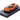 Koenigsegg Jesko Absolut Sweet Mandarin Orange Metallic "Hypercar League Collection" 1/64 Diecast Model Car by PosterCars