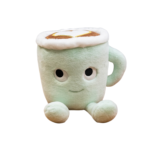 Sakura Latte and Matcha Cup Plushies (2 Colors, 2 Sizes) by Subtle Asian Treats