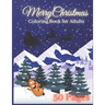 Merry Christmas Coloring Book For Adults: Wonderful Relaxing Patterns For Xmas
